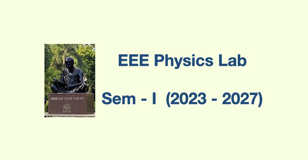 EEE Physics Lab